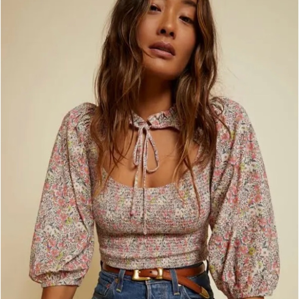 Nation LTD Abrielle Femme Cut Out Tee NWT Size S